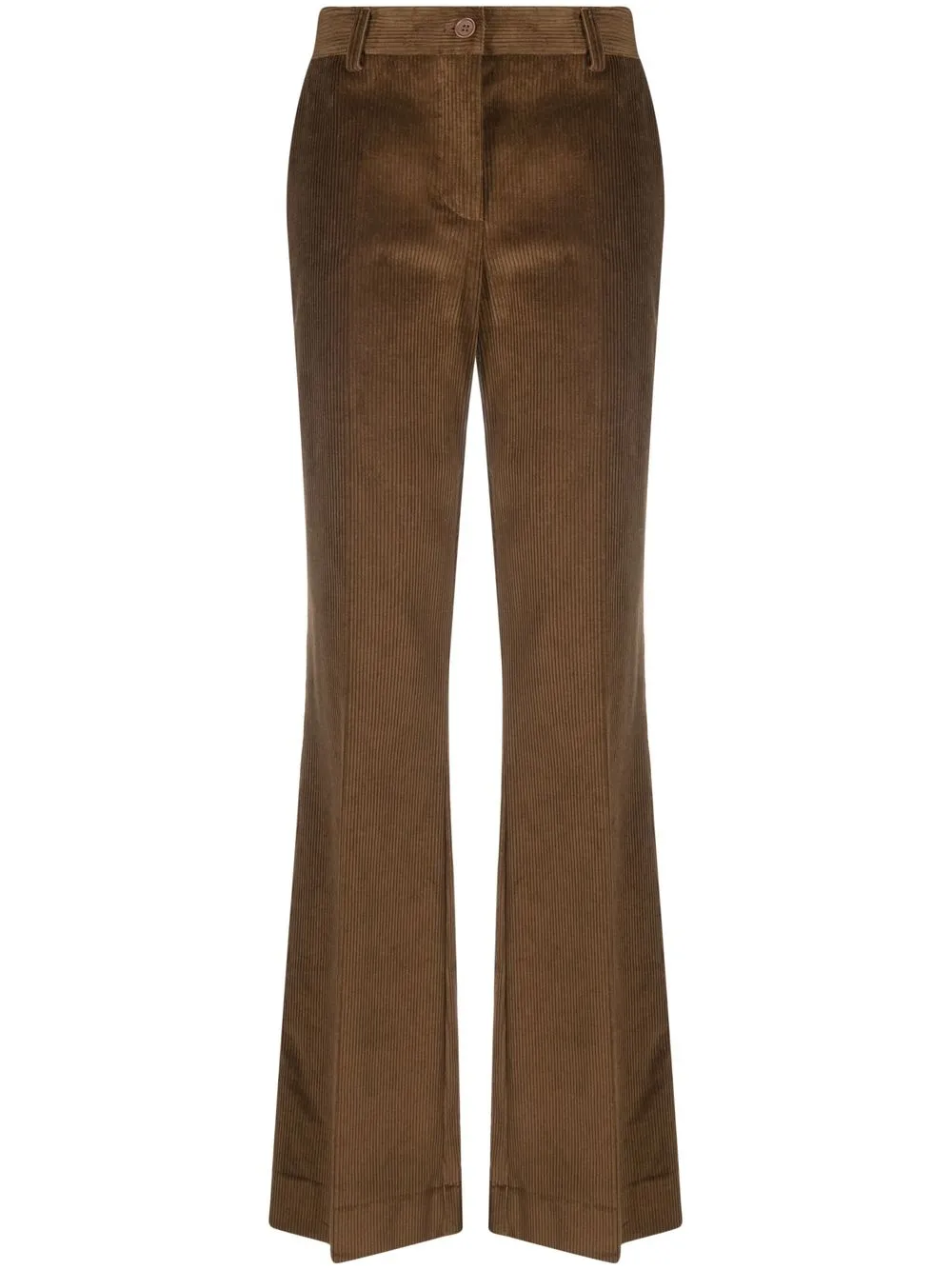 

P.A.R.O.S.H. flared corduroy trousers - Brown