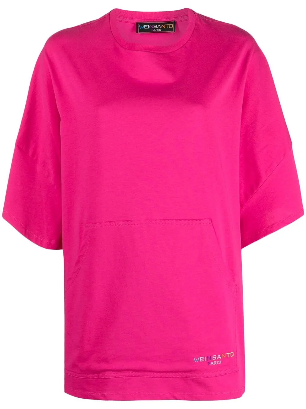 

Weinsanto playera oversize con logo estampado - Rosado