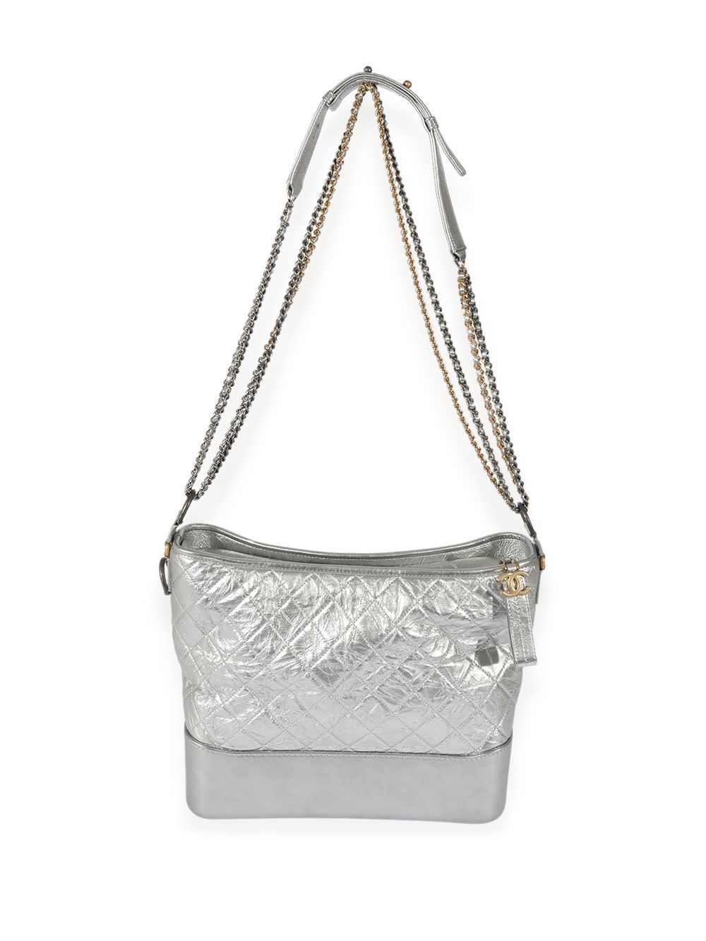 CHANEL diamond-quilted shoulder bag Women