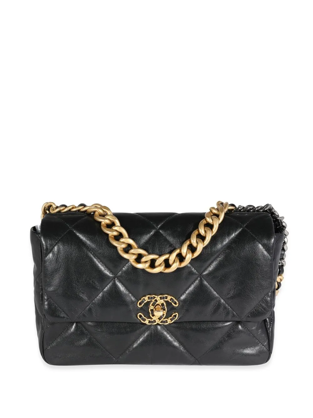 

CHANEL Pre-Owned large Flap 19 shoulder bag - Black