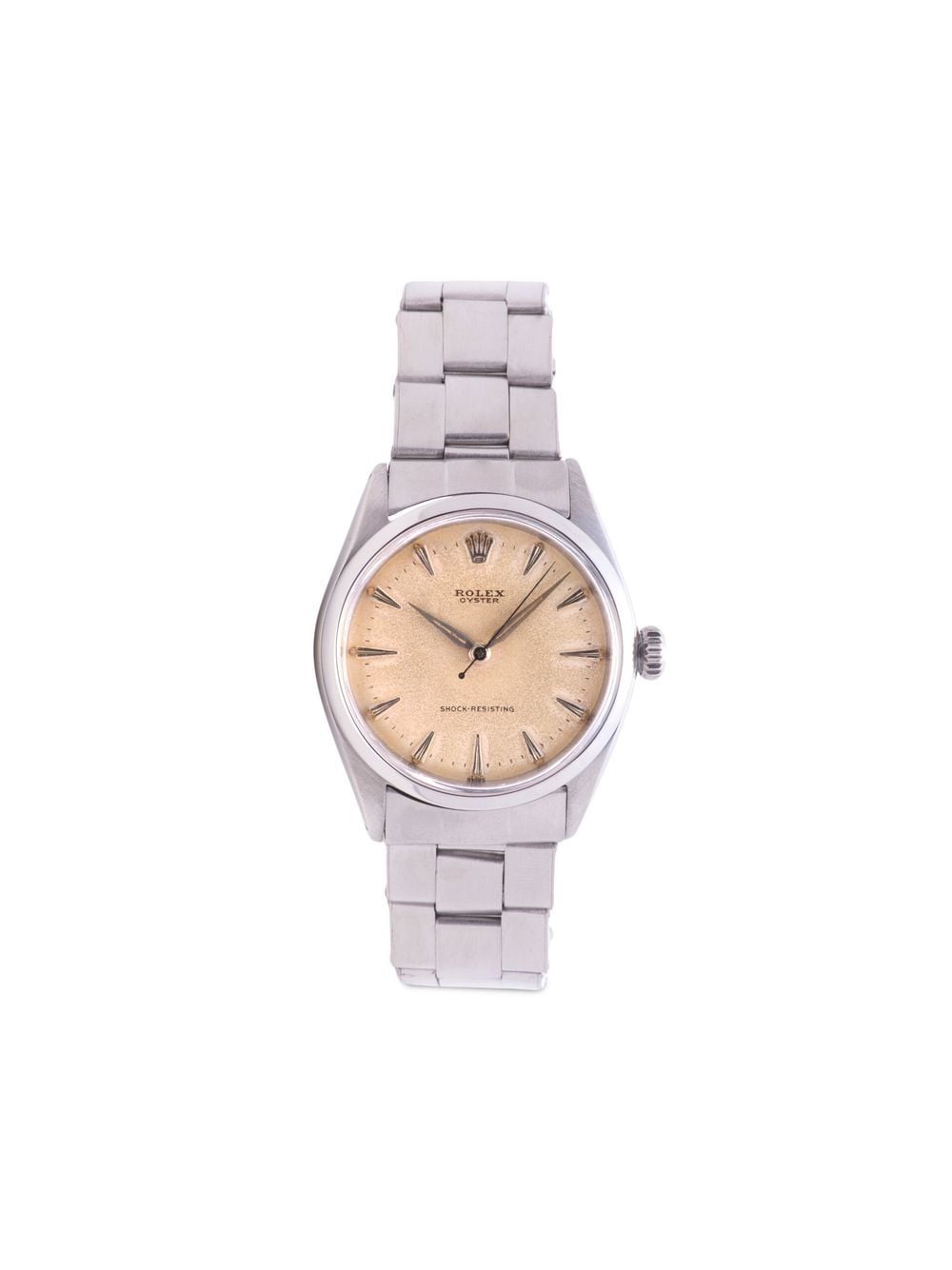 Pre-owned Rolex  Oyster Perpetual 34mm In White