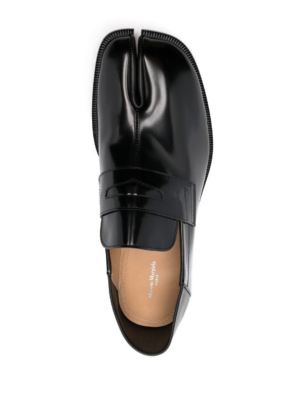 Maison Margiela Tabi Leather Loafers - Farfetch