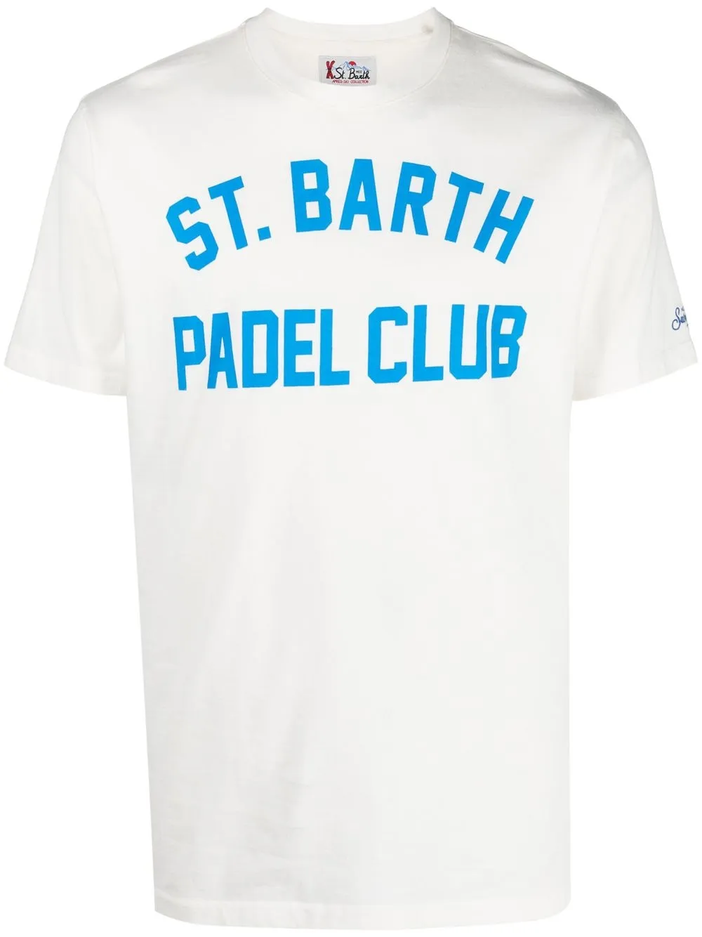 

MC2 Saint Barth Padel Club printed T-shirt - White