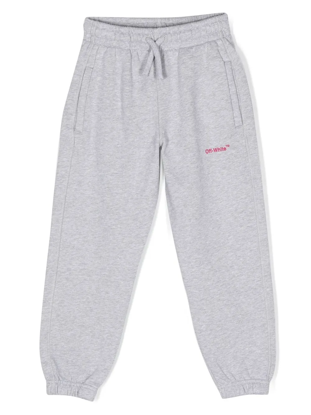 

Off-White Kids diagonal stripe print sweatpants - Grey