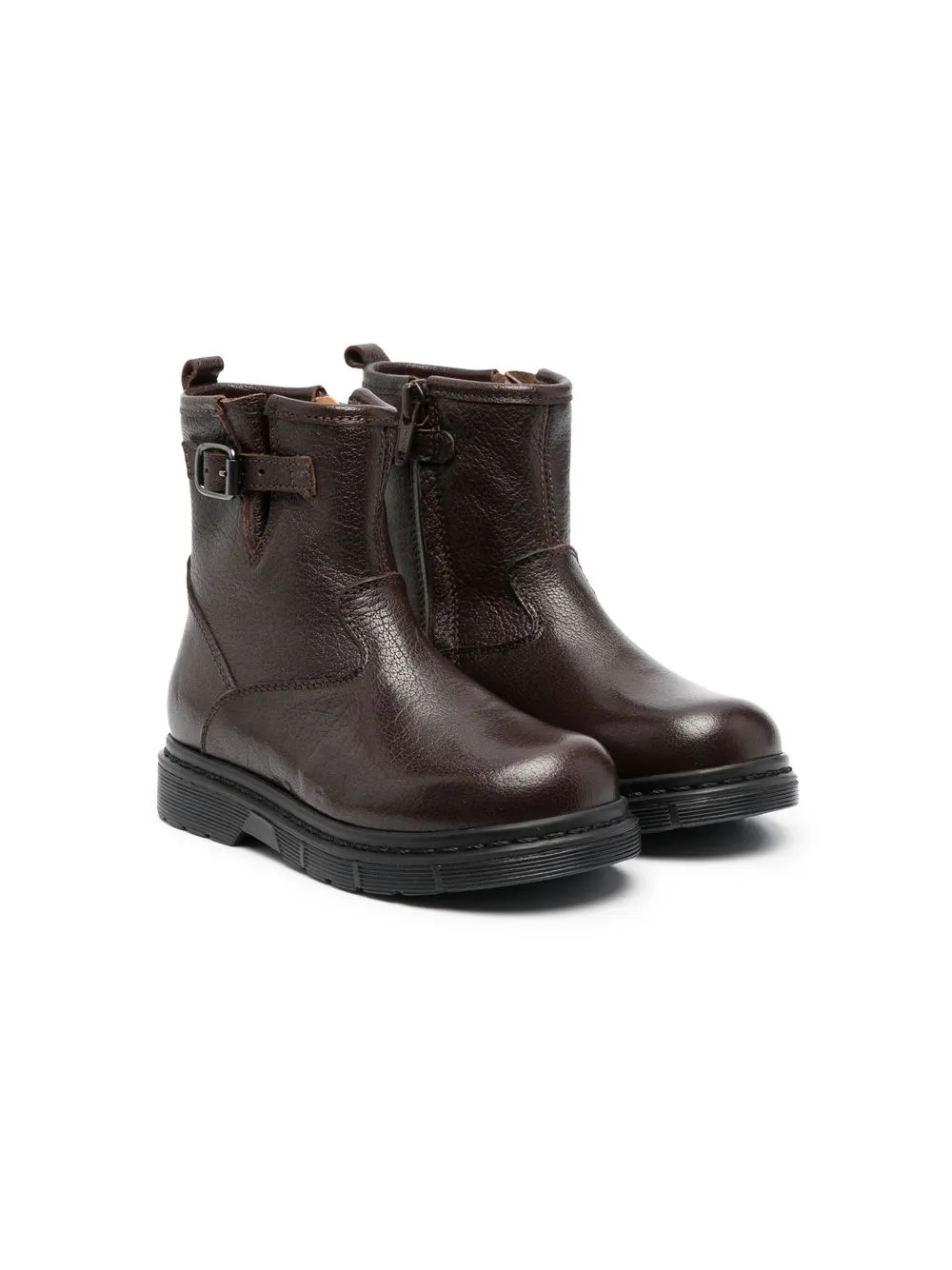 

Gallucci Kids leather ankle boots - Brown