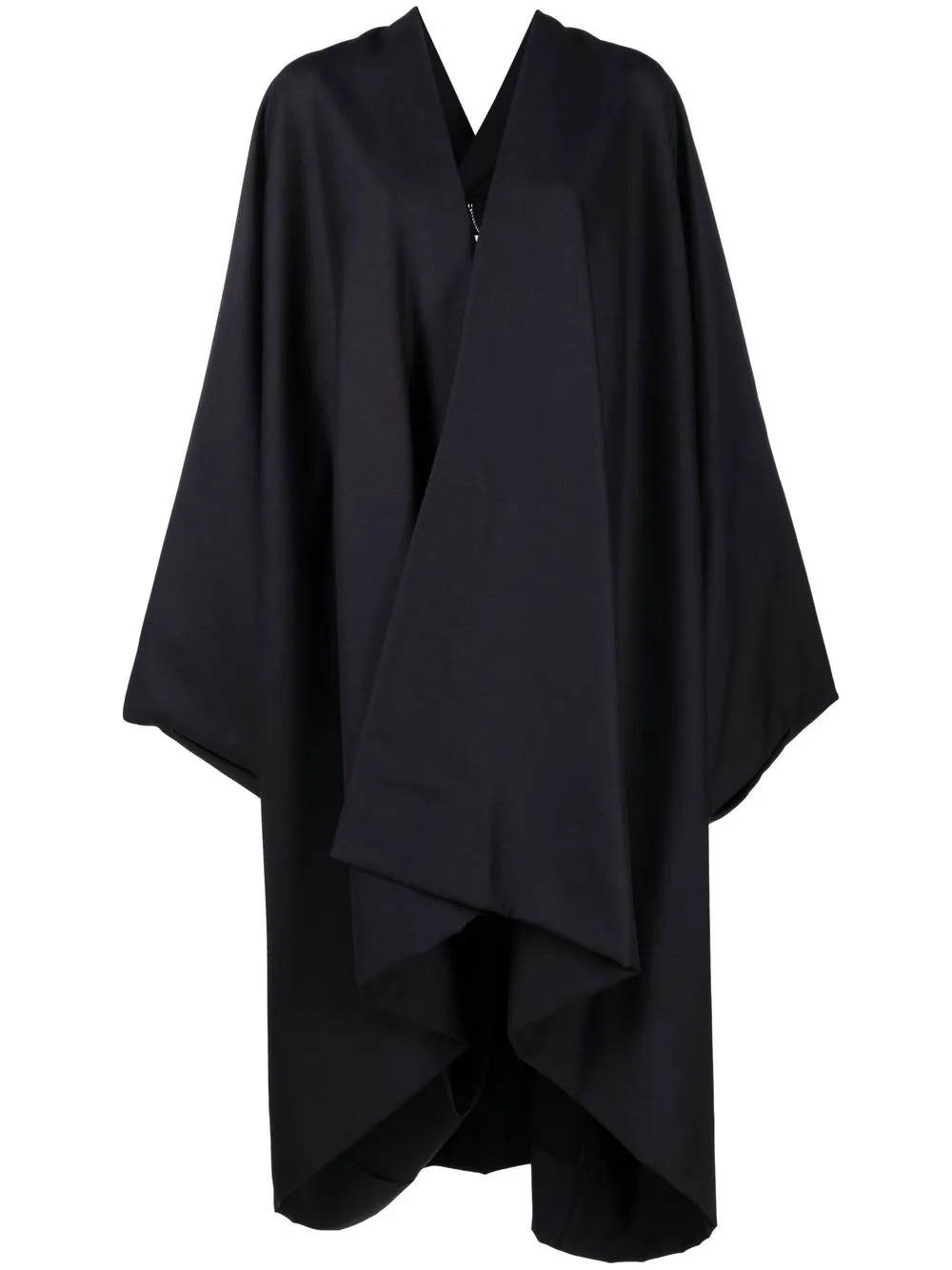 Maison Margiela wrapped draped coat - Blue