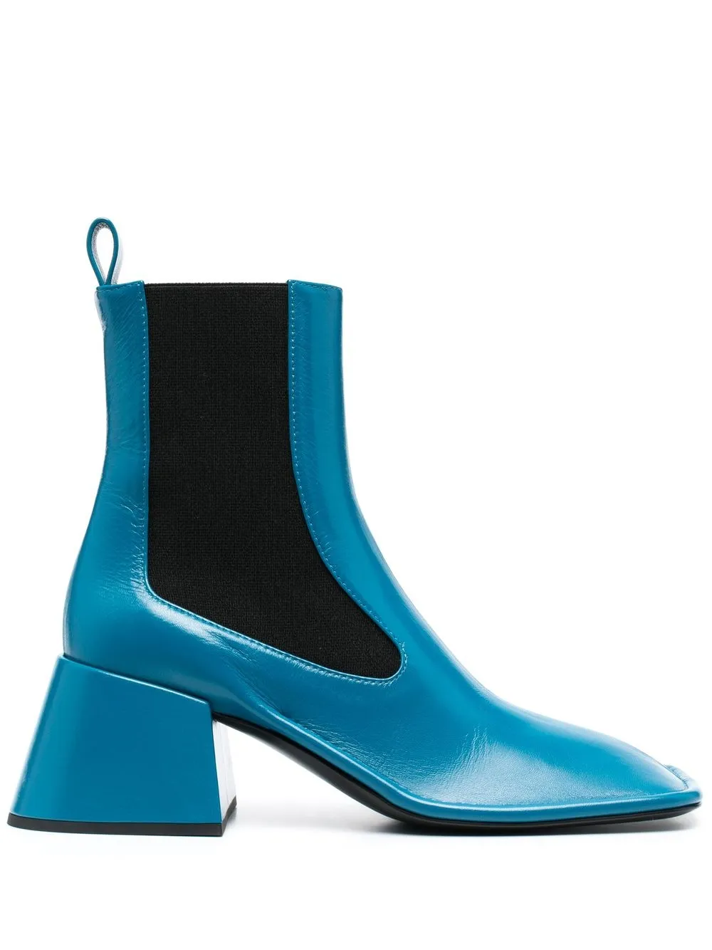 

Jil Sander square-toe 68mm ankle boots - Blue