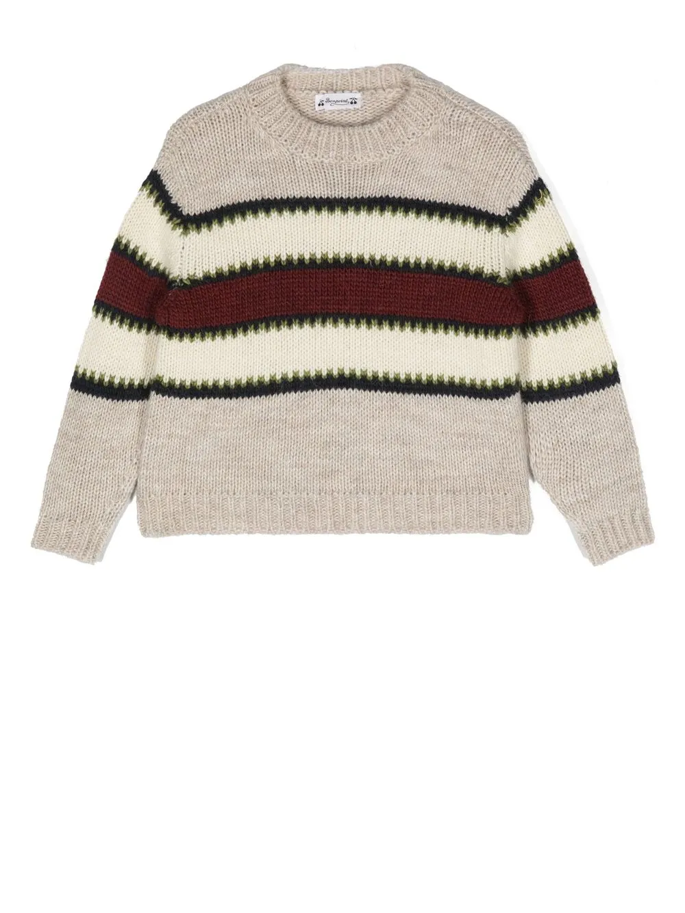 

Bonpoint stripe intarsia knit jumper - Neutrals