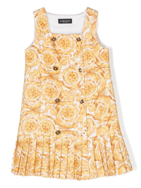 Versace Kids - graphic-print dress