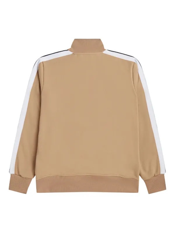 【関税&送料込】Palm Angels Cropped Fit Jacket Palm Angels logo-print Track Jacket | Neutrals | FARFETCH