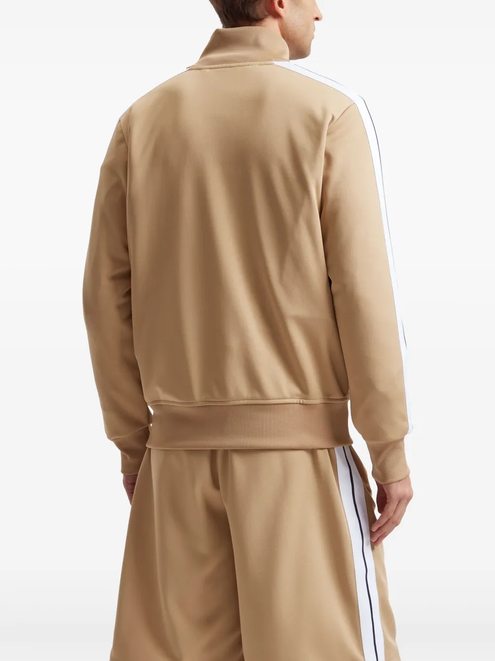 Palm Angels logo-print Track Jacket | Neutrals | FARFETCH