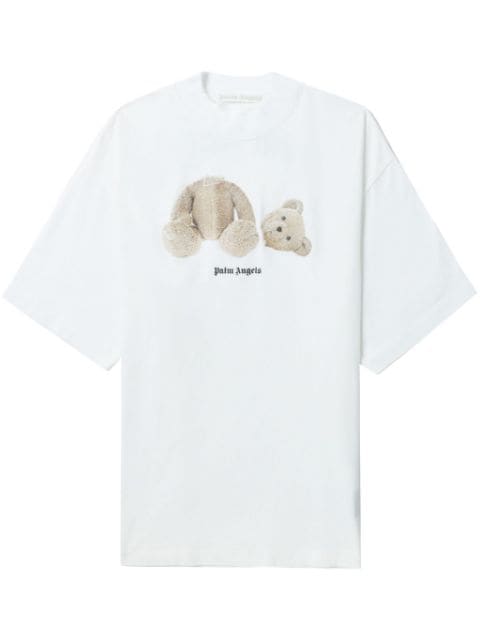 Palm Angels t-shirt en coton à imprimé ourson