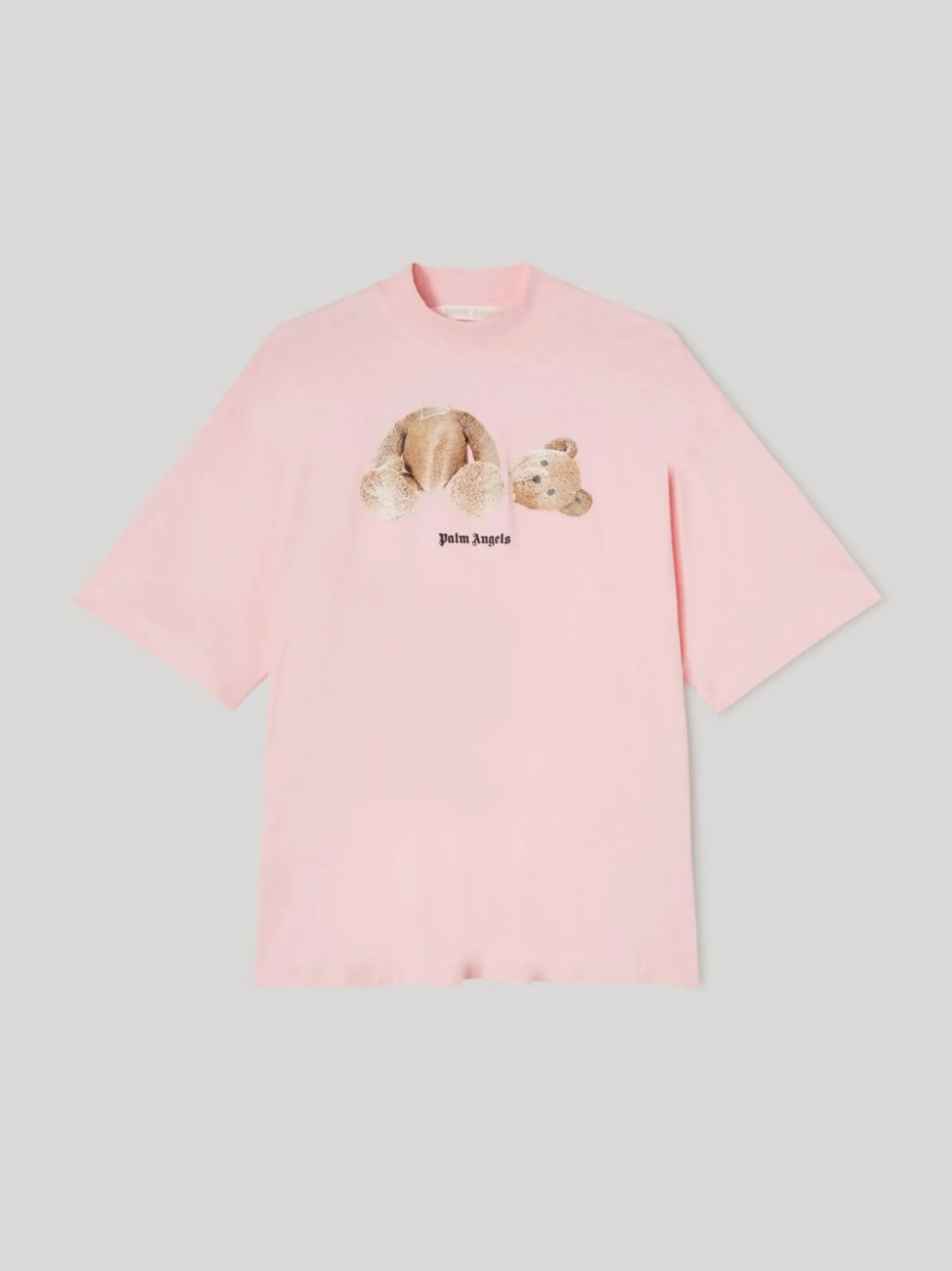 bear-print cotton T-shirt