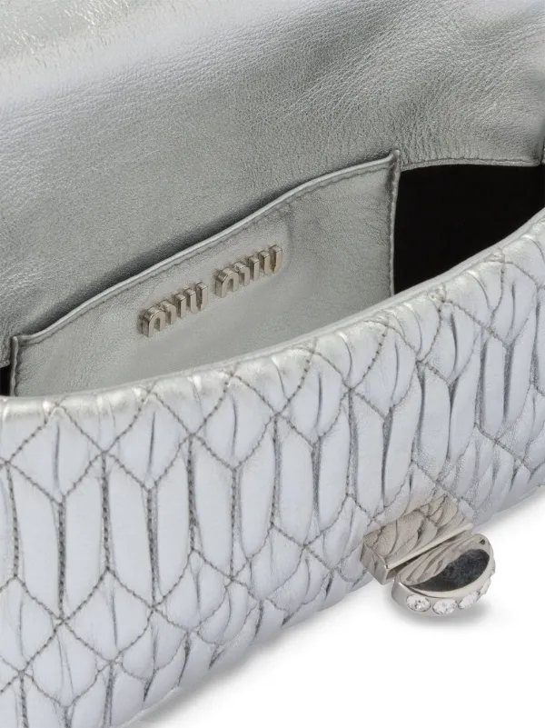 Miu miu silver bag hot sale