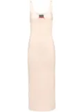 Miu Miu stretch-jersey keyhole-neck dress - Pink