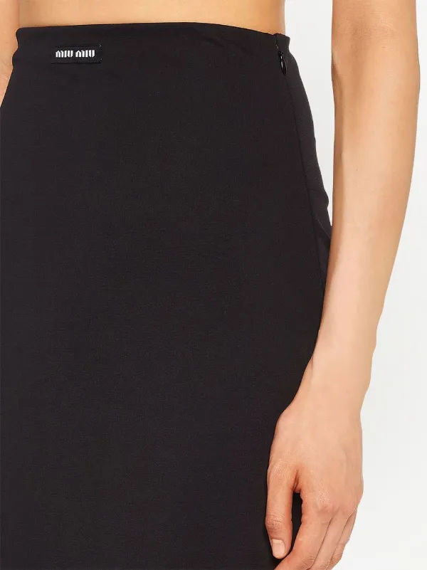 High waisted midi skirt short best sale