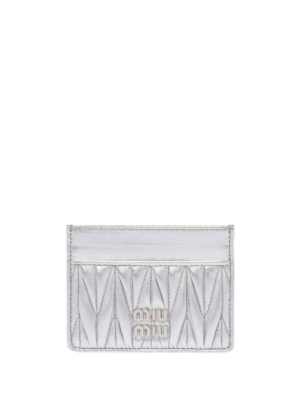 Miu Miu Matelassé nappa-leather Card Holder - Farfetch