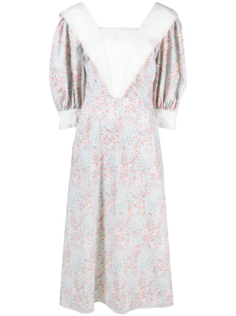 Masterpeace floral-print midi dress