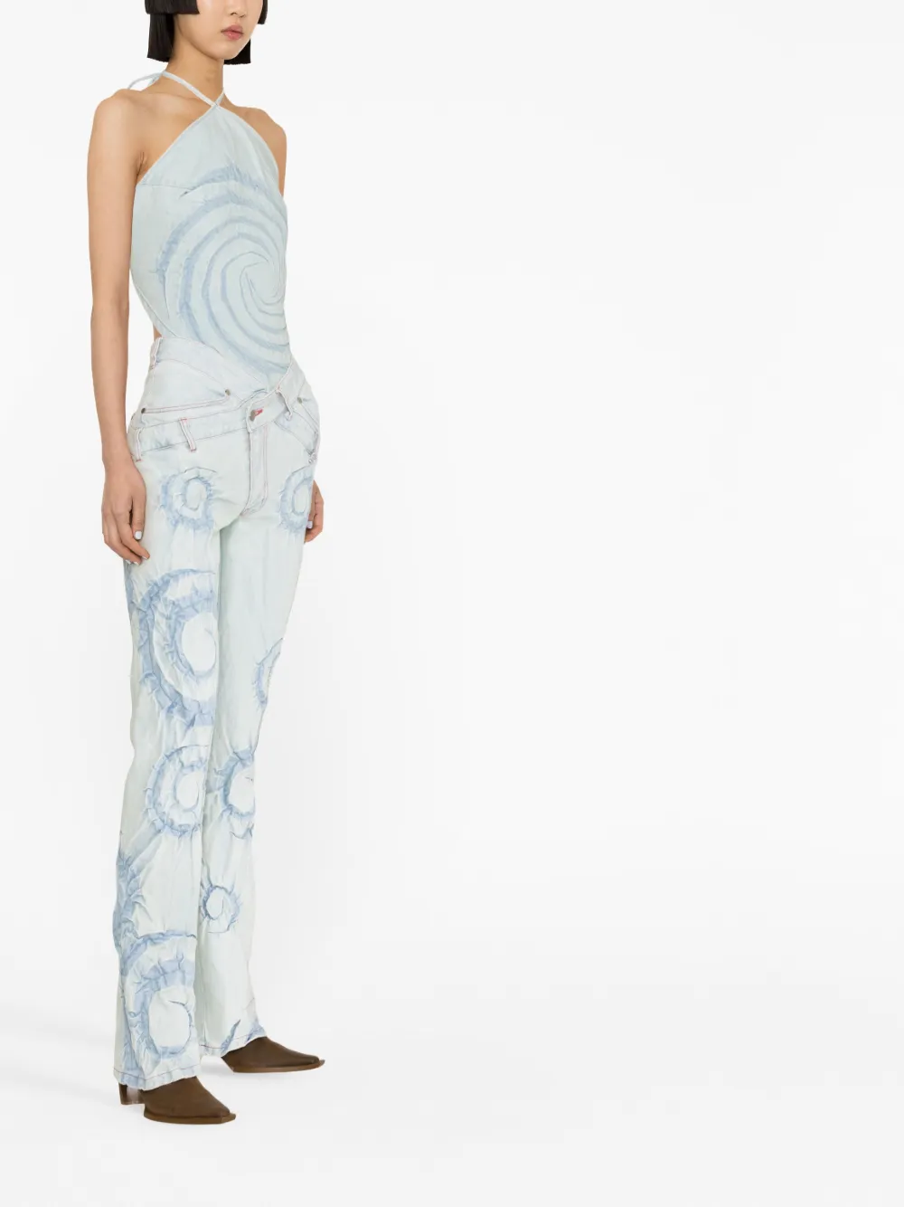 Masha Popova Denim top - Blauw