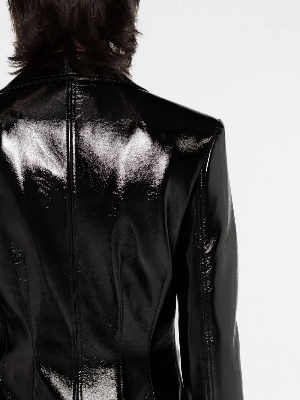 Cropped Faux Leather Jacket | Smart Closet