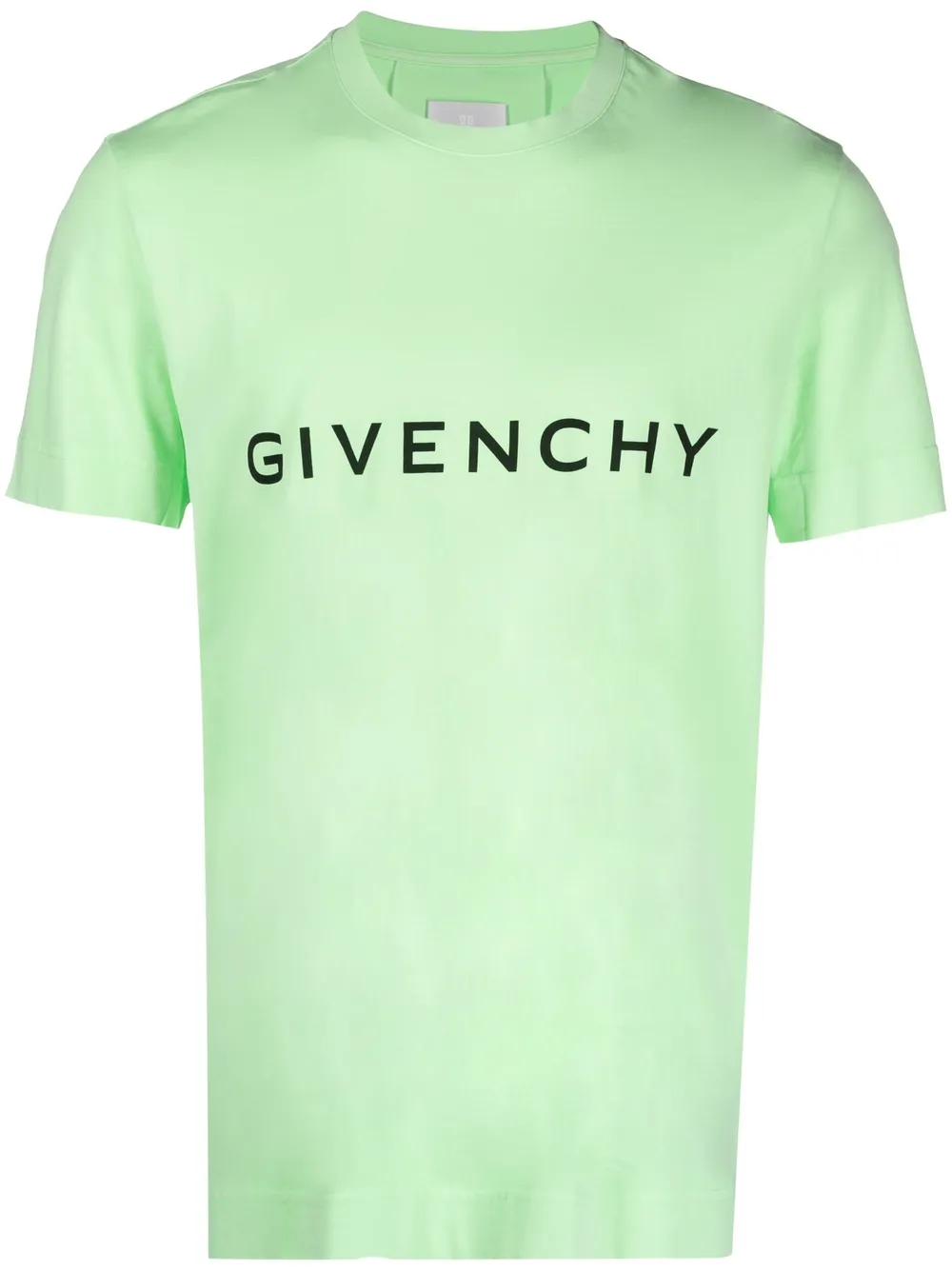 Givenchy T-shirt met logoprint Groen