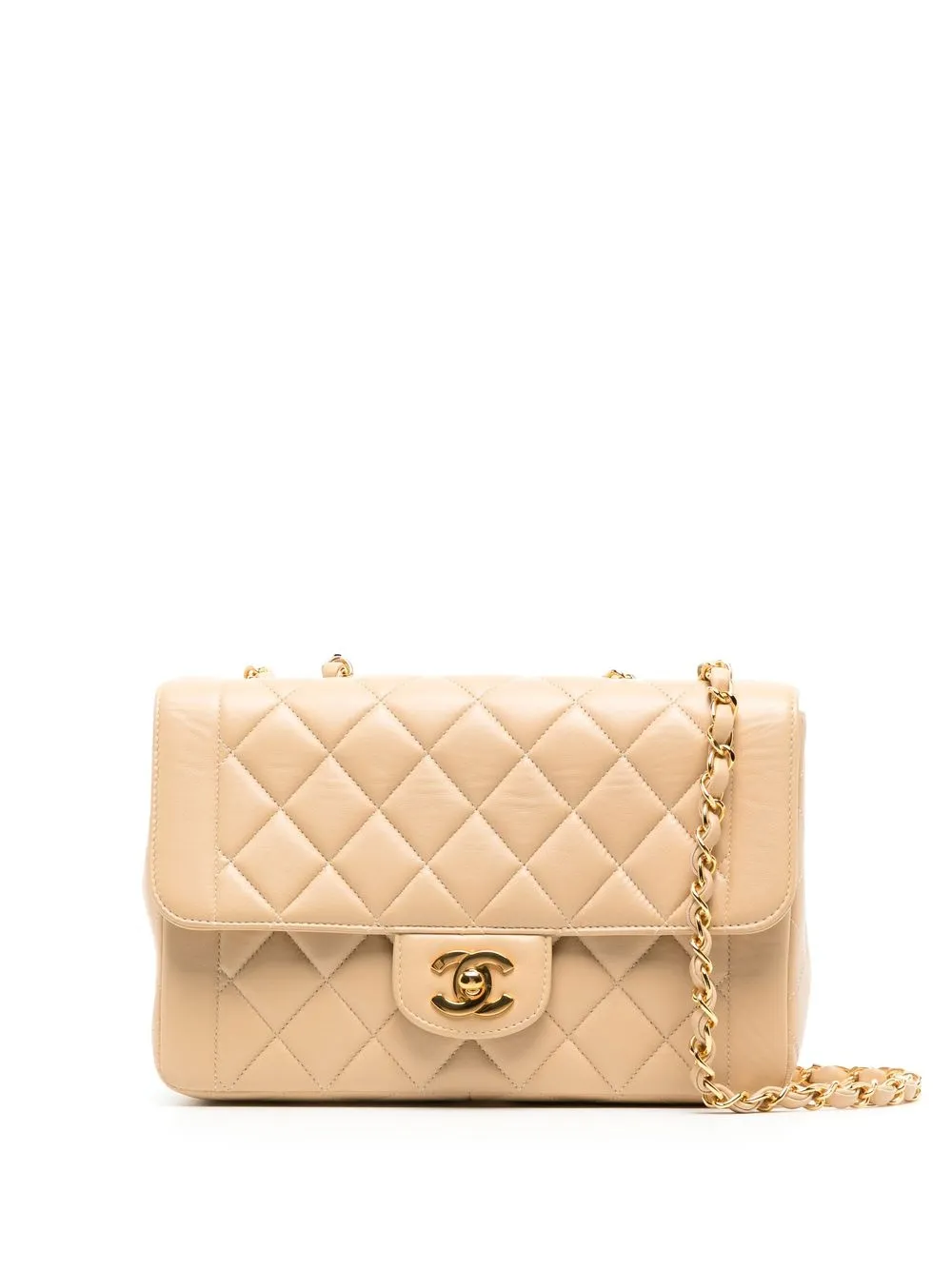 

Chanel Pre-Owned 1997 small Classic Flap shoulder bag - Brown