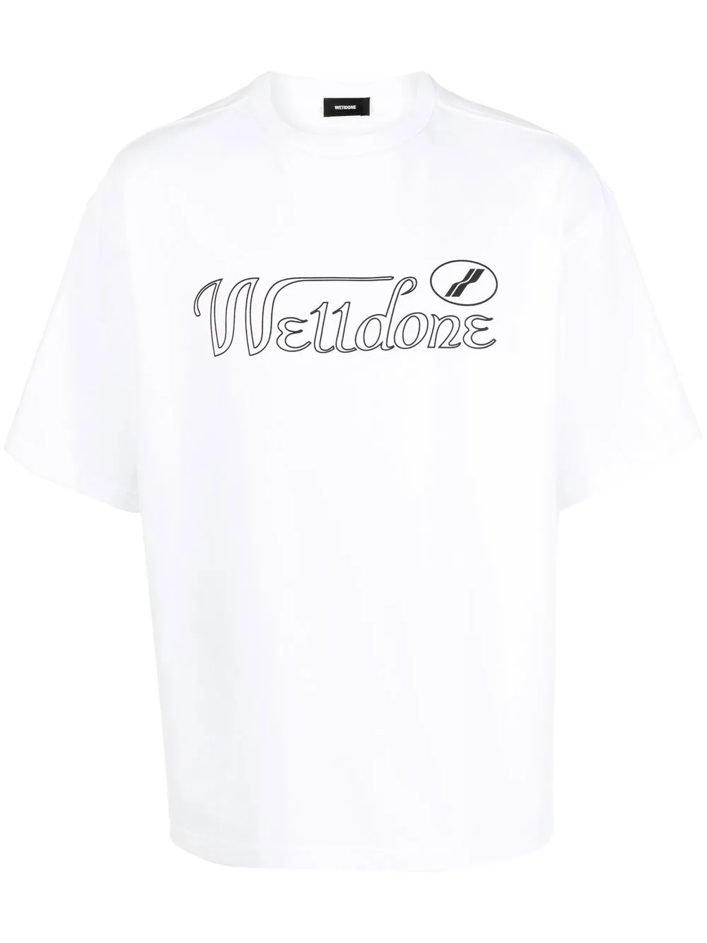 

We11done logo-print short-sleeve T-shirt - White