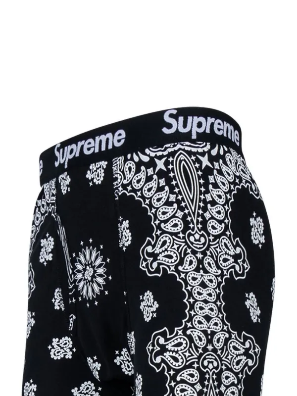 Supreme x Hanes bandana-print Pack Of Two Briefs - Farfetch