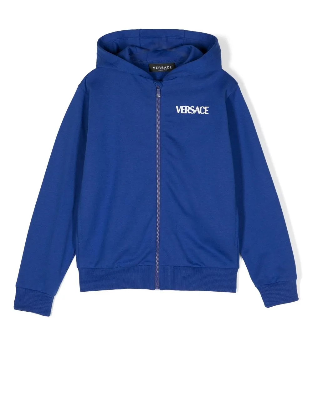 

Versace Kids hoodie con cierre - Azul