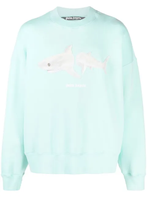 Palm Angels Broken Shark cotton sweatshirt