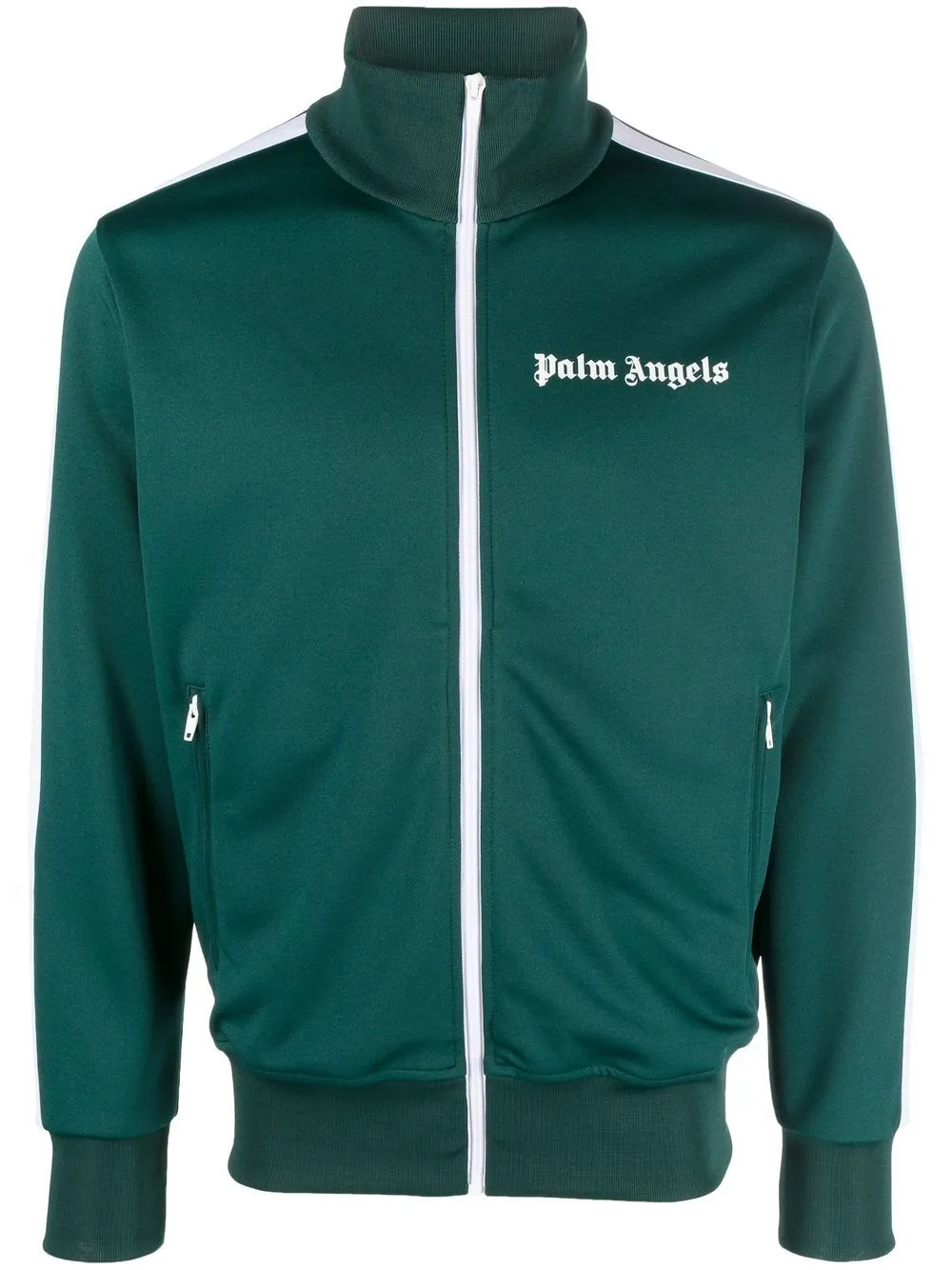 

Palm Angels logo-print track jacket - Green