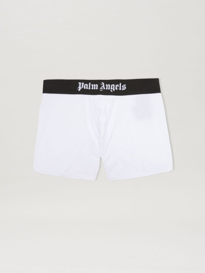 Classic Logo-Waistband Boxers (Set Of 2) in white - Palm Angels® Official