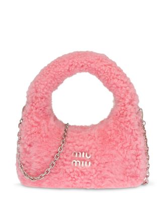 Miu miu discount shearling bag