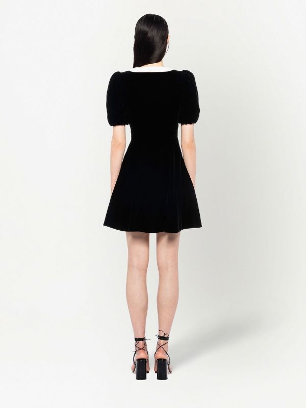 Knee length dresses Miu Miu - Bow on shoulders mini dress