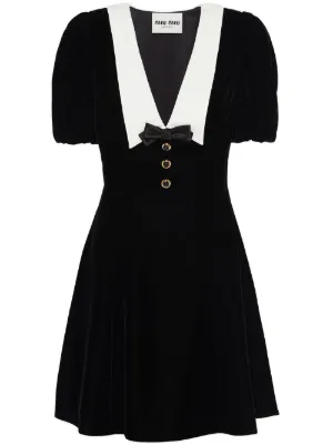 最終お値下げ????????miumiu black dress.