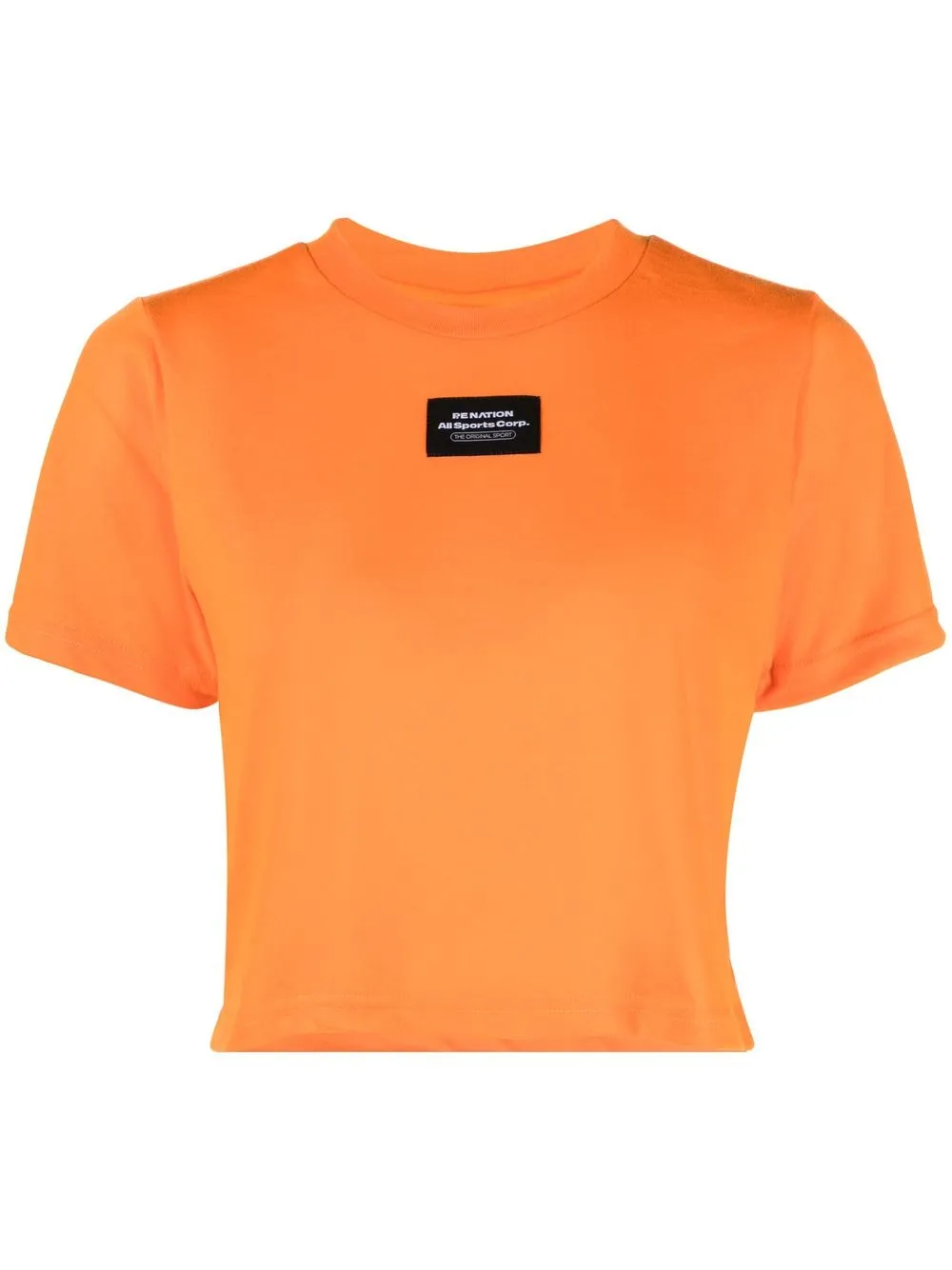 

P.E Nation Title Game logo-patch T-shirt - Orange