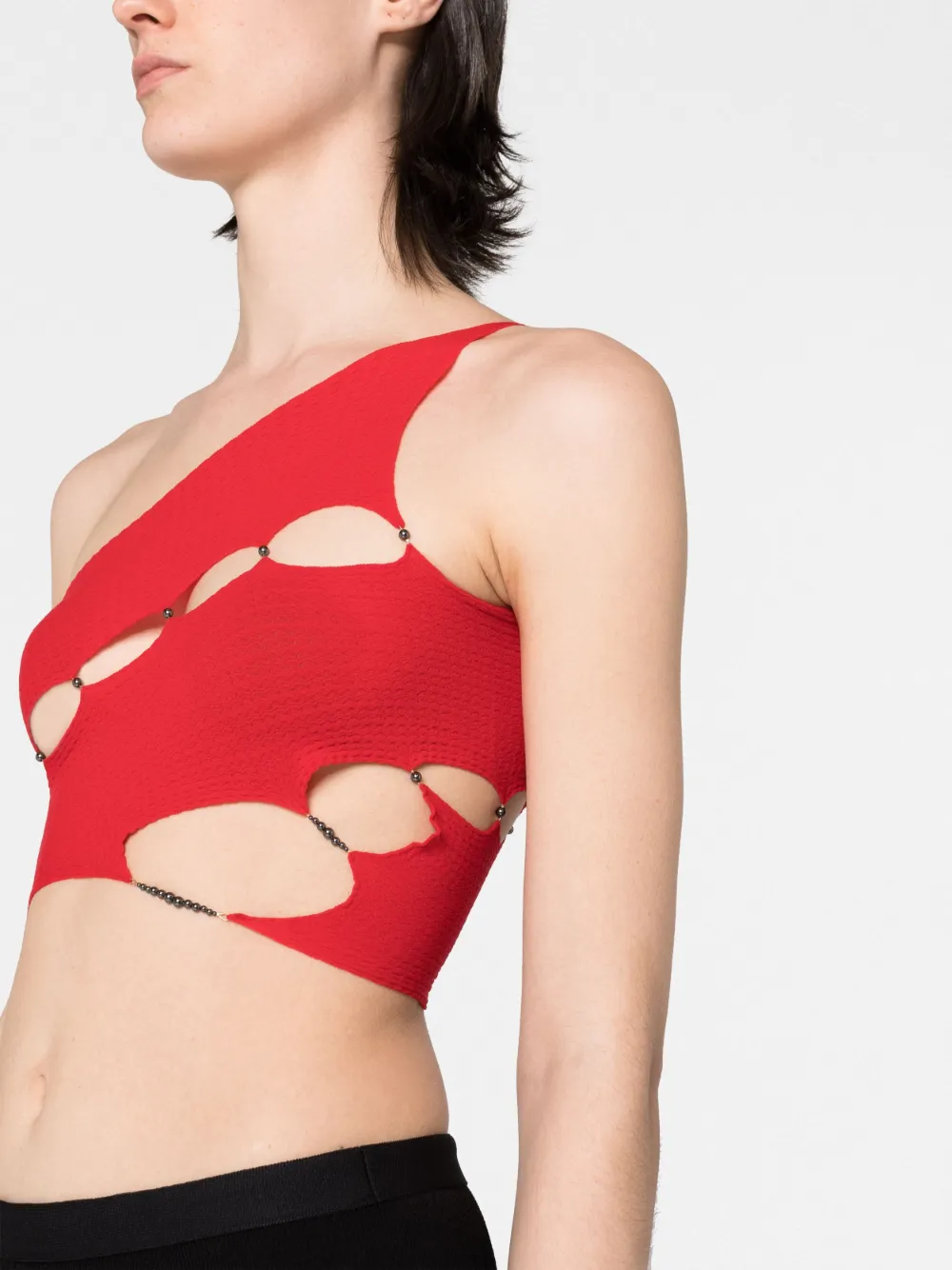RUI Cut out Detailing Cropped Top Farfetch