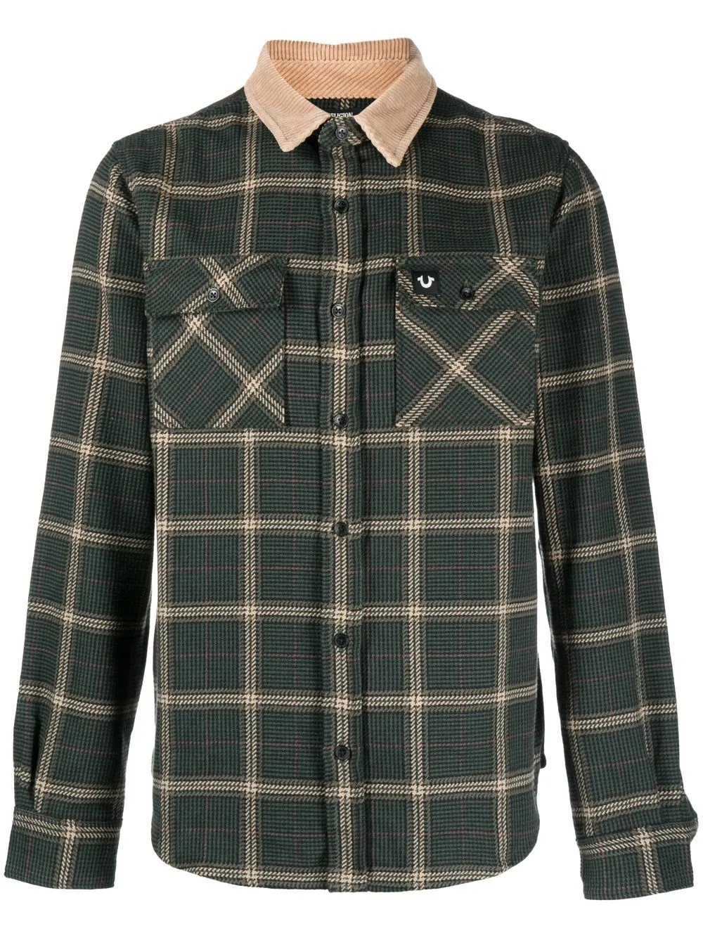 

True Religion long-sleeve plaid shirt - Green