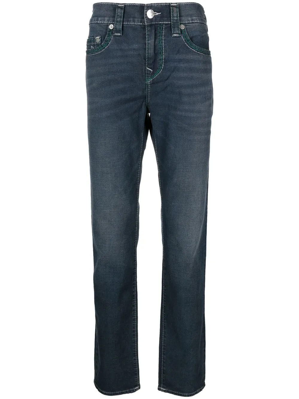 True Religion decorative-stitching straight-leg Jeans - Farfetch