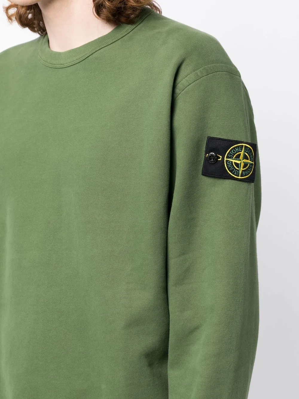stone island sweatshirt logo