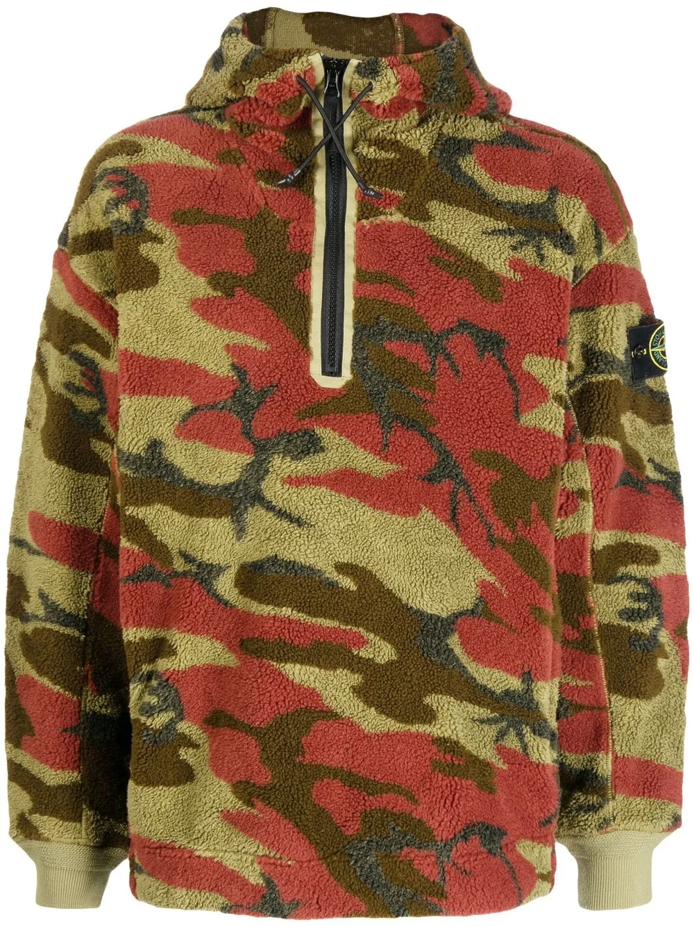 

Stone Island hoodie con estampado militar - Multicolor