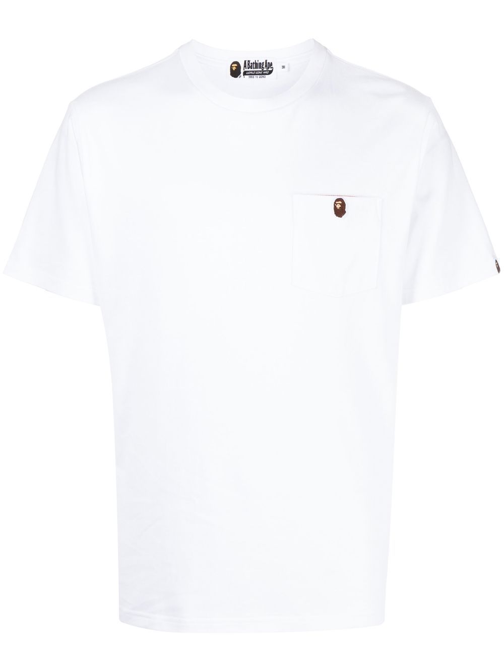 A BATHING APE® logo patch pocket T-shirt - White