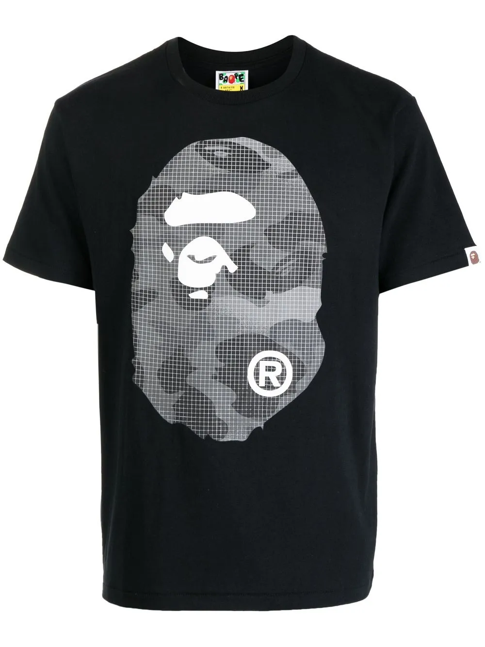 

A BATHING APE® logo-print short-sleeve T-shirt - Black