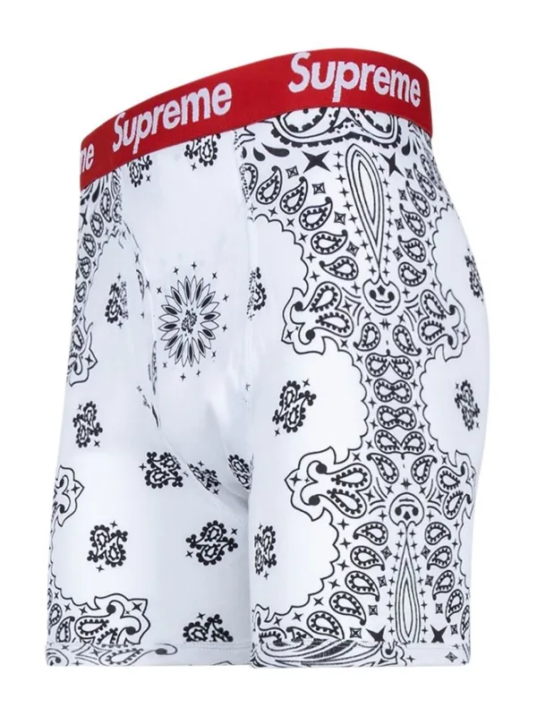 Supreme x Hanes Bandana Boxer Briefs (pack Of 2) - Farfetch