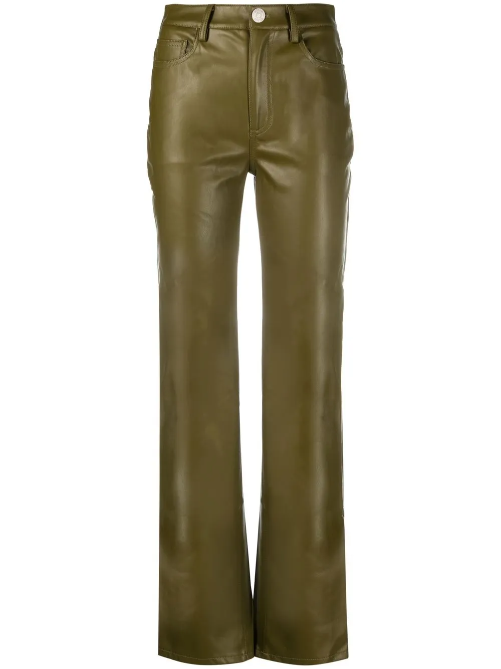 

STAUD Chisel straight-leg trousers - Green