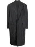 Balenciaga Prince of Wales check trench coat - Grey