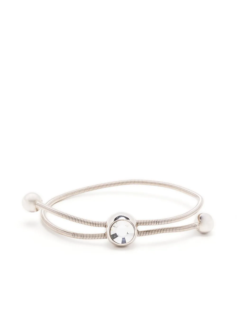 

d'heygere Flex rhinestone bracelet - Silver