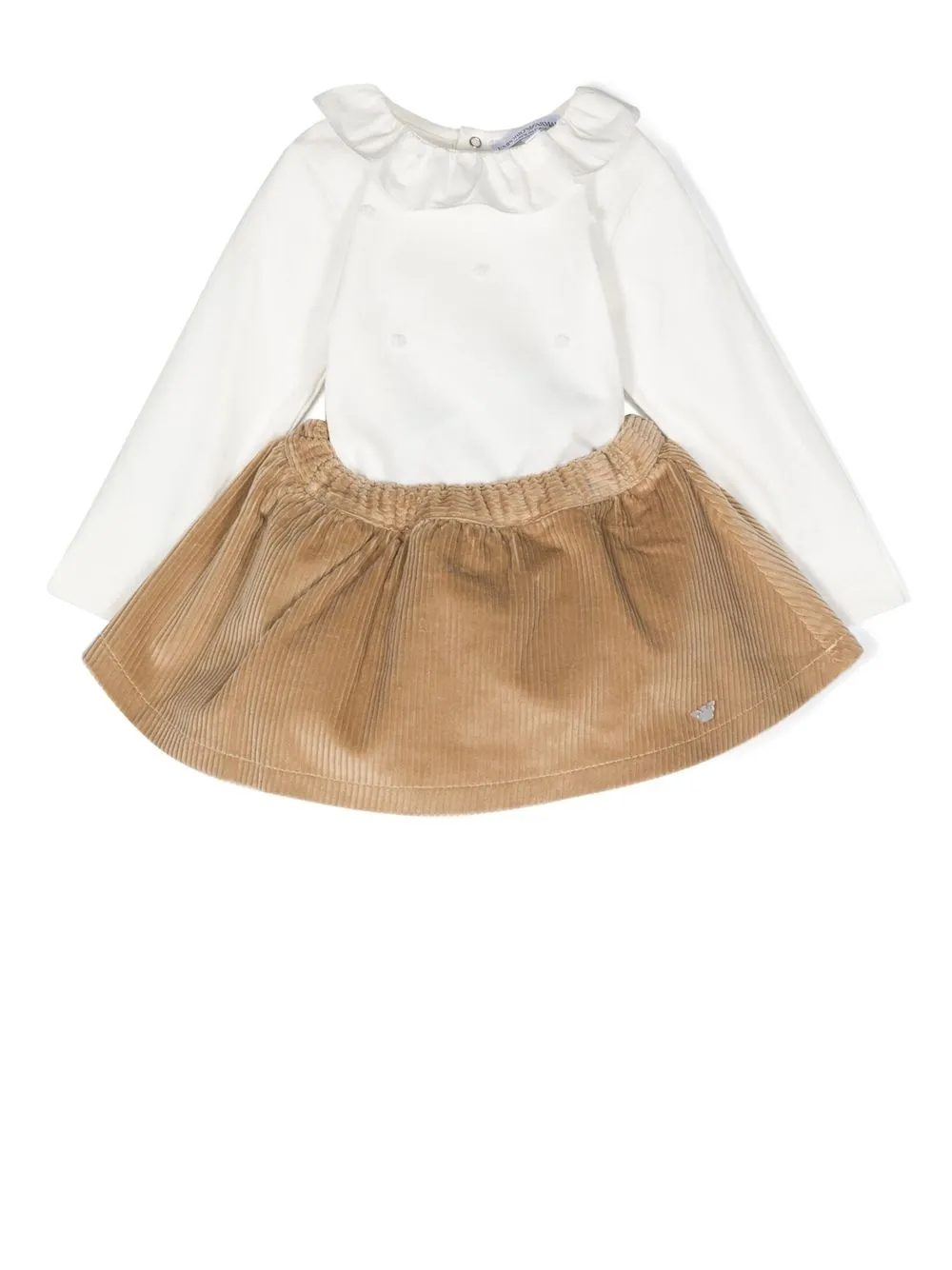 

Emporio Armani Kids flared corduroy skirt - Neutrals