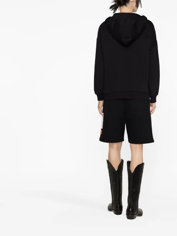 Alexander McQueen logo-print Drawstring Hoodie | Black