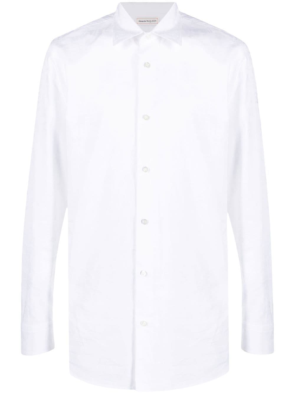 Alexander McQueen logo-print Cotton Shirt - Farfetch